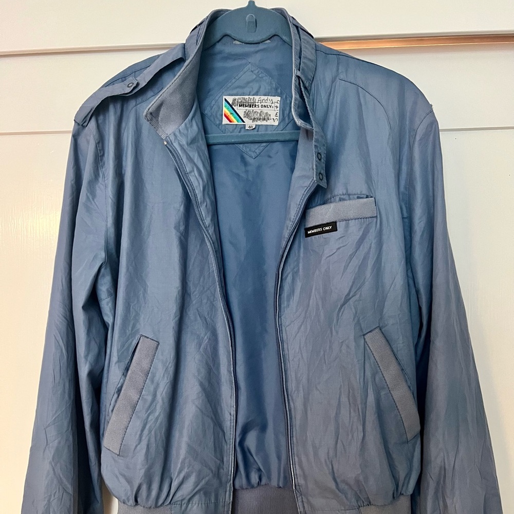 Members Only vintage windbreaker